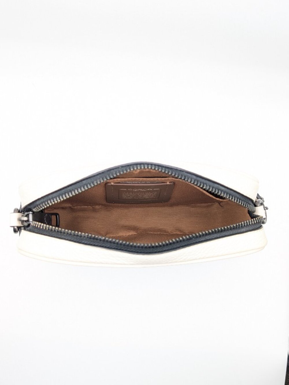Coach Jayden Crossbody | Gunmetal Chalk | Pebbled Leather Men's Camera Bag - Picture 4 of 4